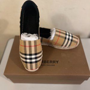 Burberry Canvas Espadrilles (Authentic)